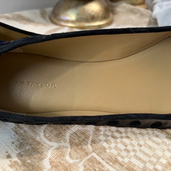 Ann Taylor Polka Dot Fun Flats Party Shoes - Size 7 1/2 - Picture 4 of 7